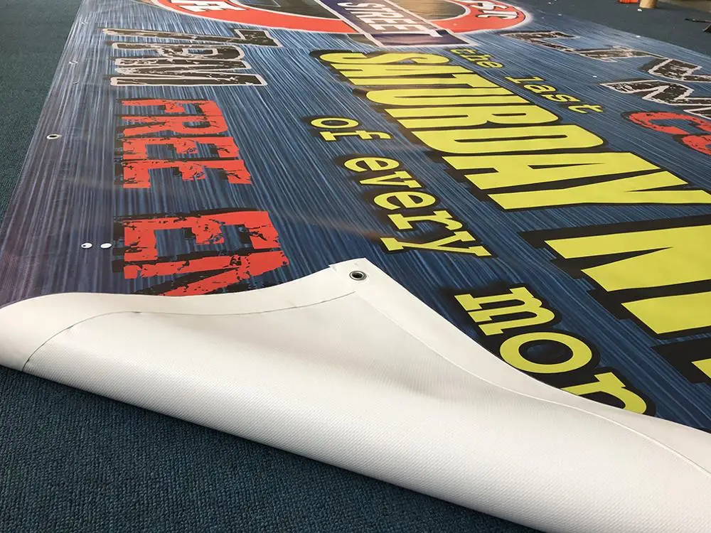 Виниловый гибкий баннер для наружной рекламы на заказ | Флаги
