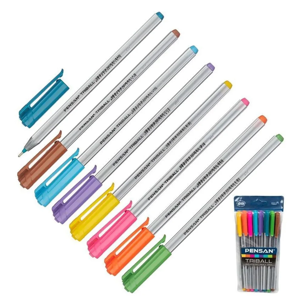 Ручки Шариковые Цветные Набор Купить