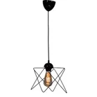 Современный ретро крест модель одинарный Железный в форме металлической птичьей клетки Черный Люстра подвесная потолочная лампа светильник ing светильники Украшение дома подвесной светильник