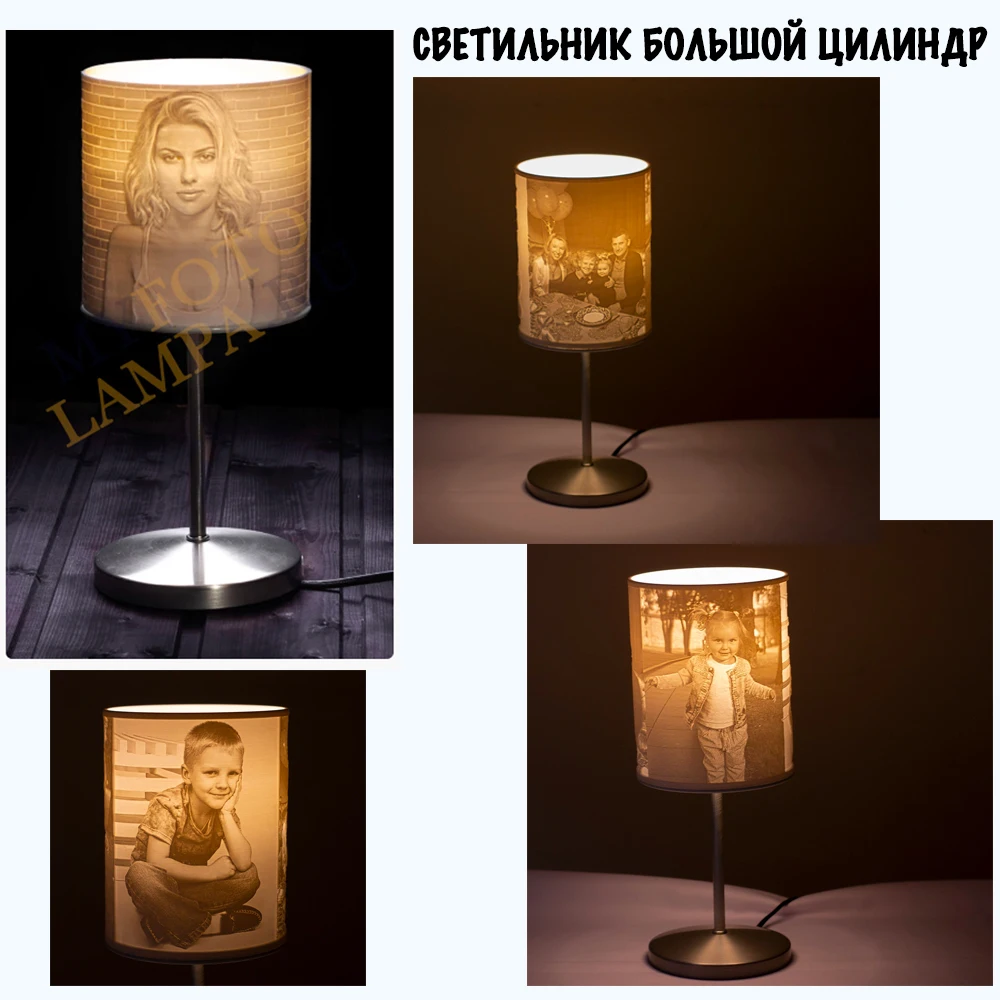 Светильник Ночник Светодиодная Лампа LED из фотографии MYFOTOLAMPA подарок|Ночники| |