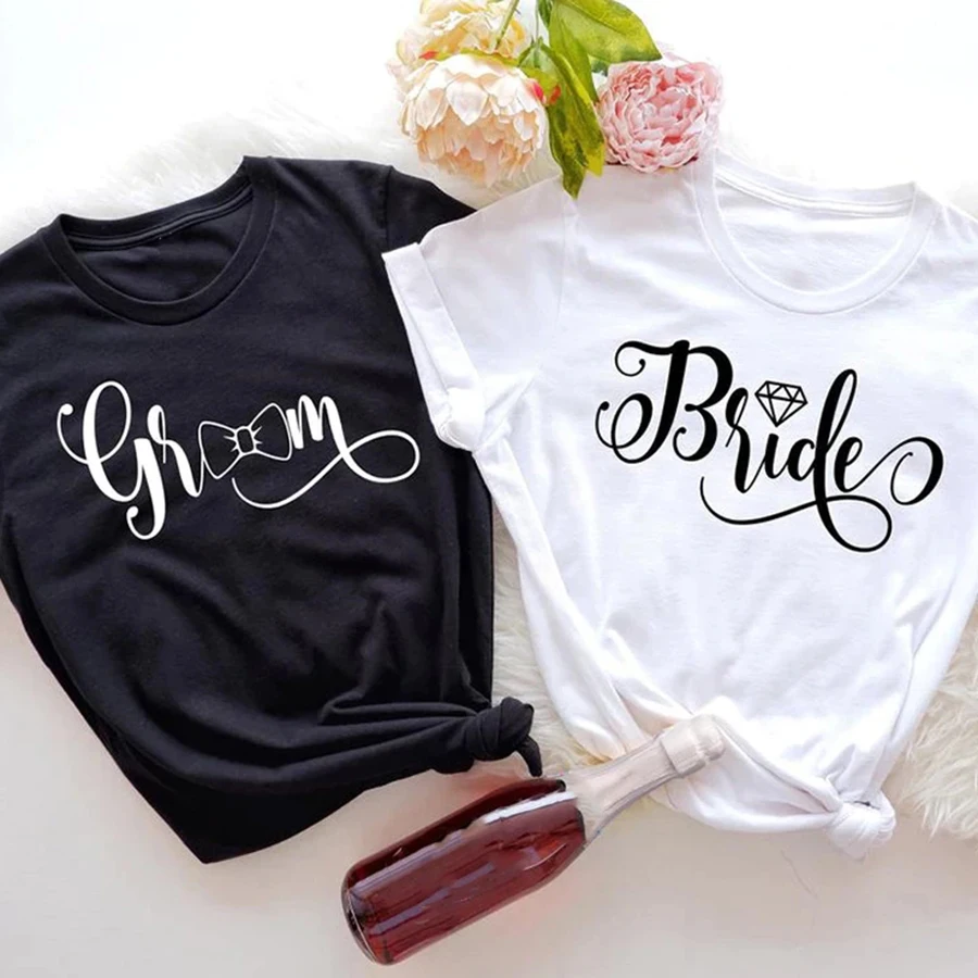 Женская футболка для подруги жениха женой раньше помолвка подарок топы