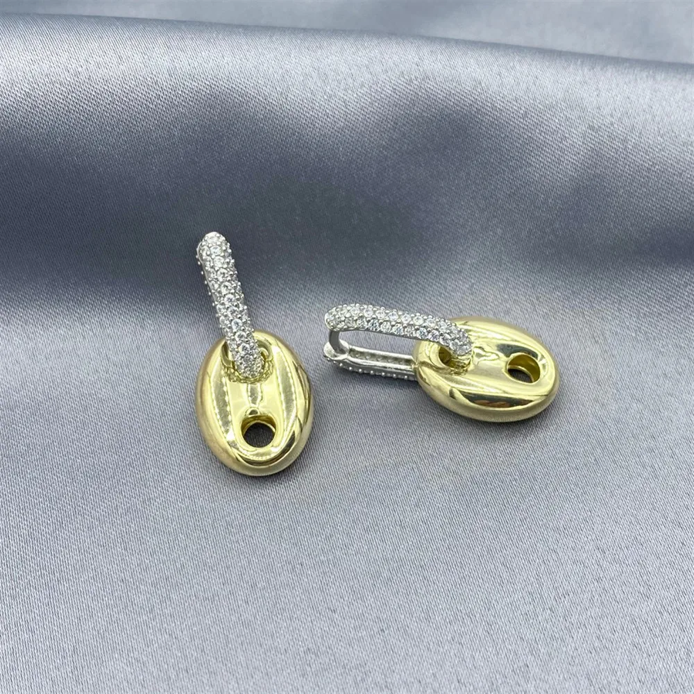 

Gold Kaplama Zirkon DME Earrings 3CM / 2.5CM / 1CM