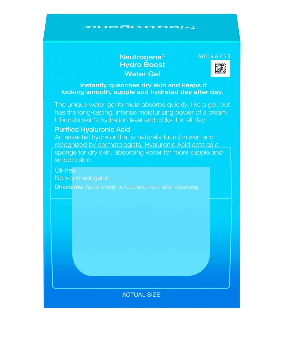 Гидрогель Neutrogena с гиалуроновой кислотой для сухой кожи крем лица 50 мл | Красота и