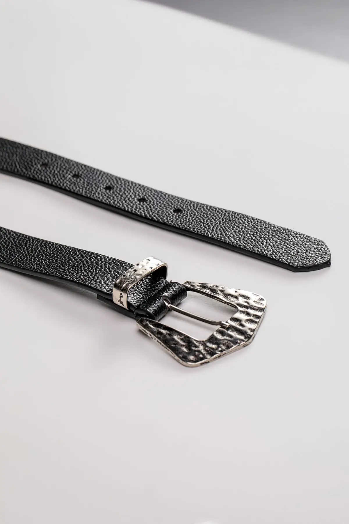 

Women's Black Big Buckle Belt Trouser Belt New Wide Black Leather Belt Femme Woman Double Belts for Women Dress Cinturones