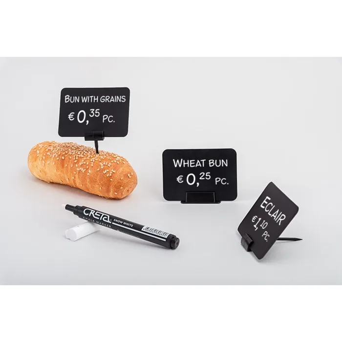 Набор 3 предмета ценникодержатель меловой ценник маркер STAND STICK 2 цвет чёрный |