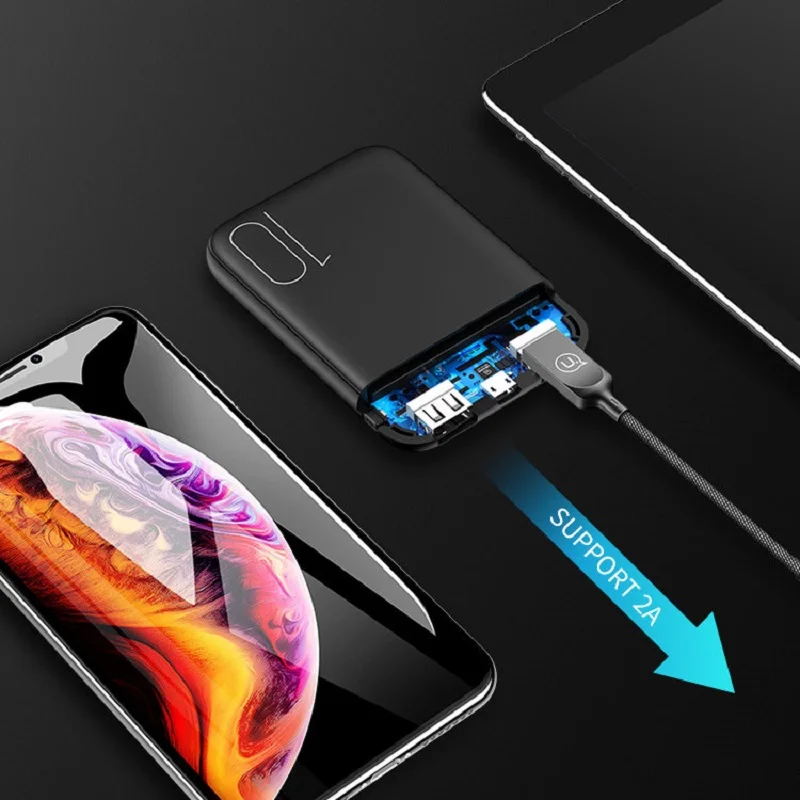 USAMS повер банк mi ni 10000 мАч для xiaomi iPhone|Внешние аккумуляторы| |