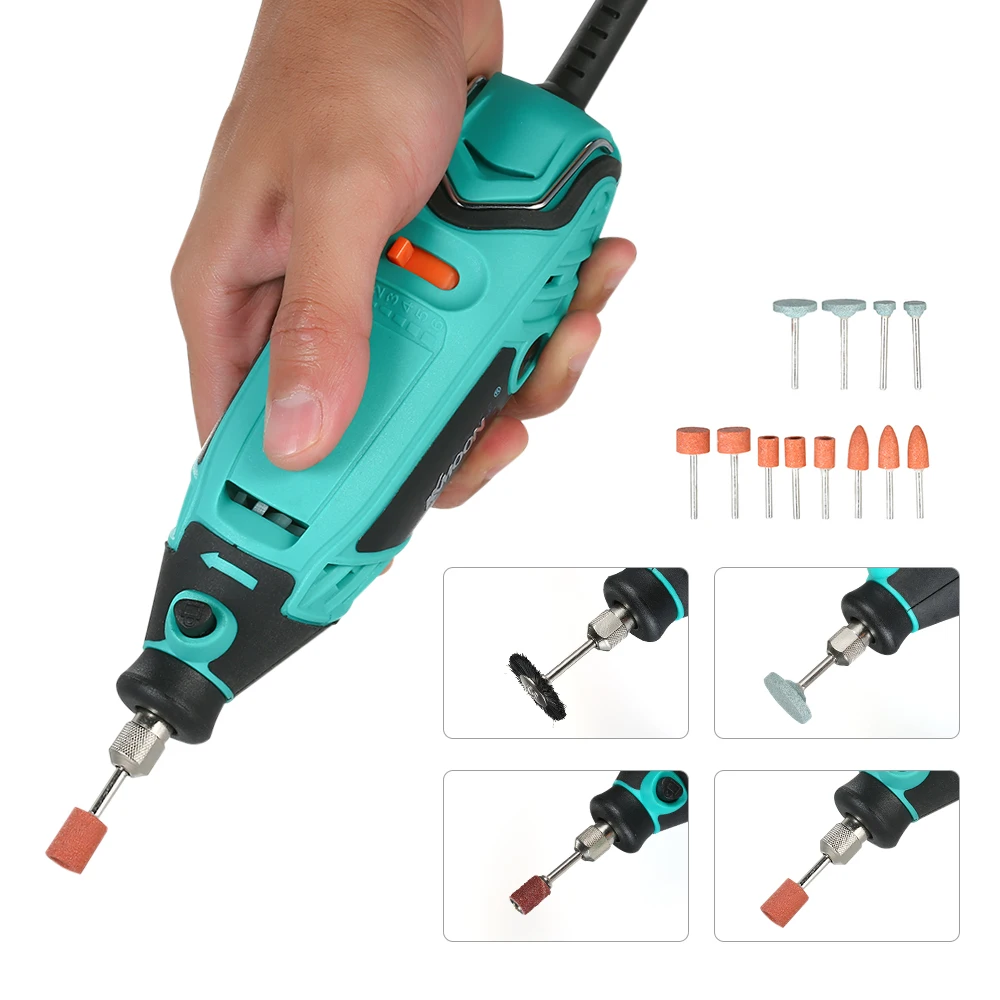 

195pcs Power Tools Electric Mini Drill Rotary Grinder Polishing Grinding Tool Set with 6 Variable Speed for Rotary Tools