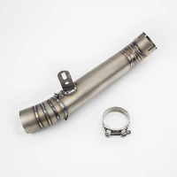 slip on motorcycle exhaust middle link pipe mid connect tube titanium alloy exhaust system for aprilia rsv4 2015 2016