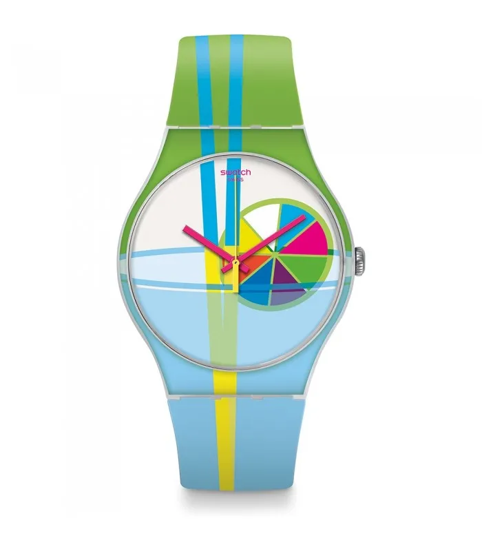 Часы swatch ORIGINALS NEW GENT 41 мм CAIPI SUOW124 | Кварцевые наручные часы