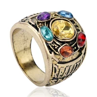 movie accessories power cosplay vintage alloy cool ring men women jewelry finger rings gift party 8 12 size
