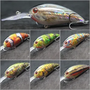 WLure 14,2 г 10,2 см кренкбейт Джеркбейт из натуральной кожи покраска медленно плавающий широкий жесткая приманка-воблер рыболовная приманка качественные крючки HC55