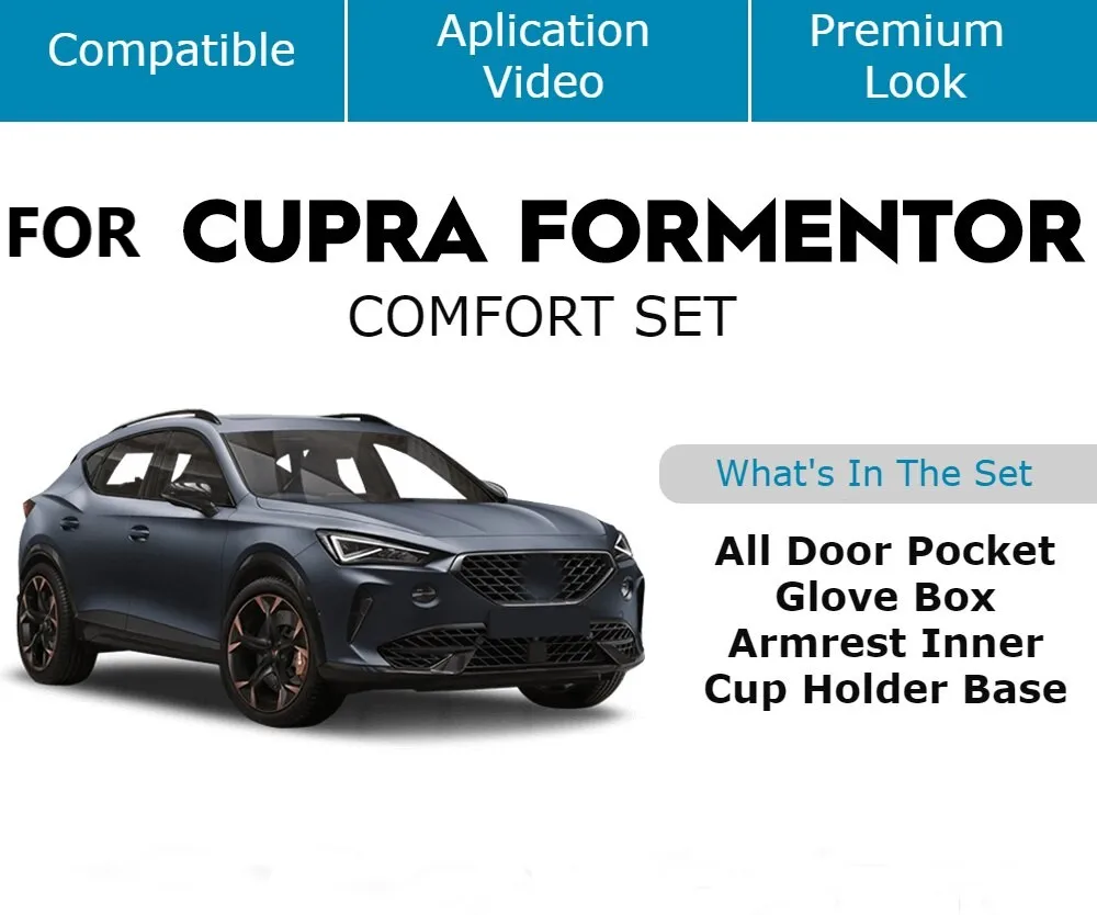 

Konsol Trim Comfort Seti подлокотник дверь карманная отделка интерьер автомобиля аксессуары для лазерной резки CUPRA FORMENTOR