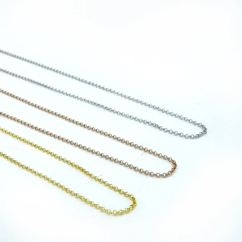 

50 cm Thin Ring Intact Handy Sports Silver Chain