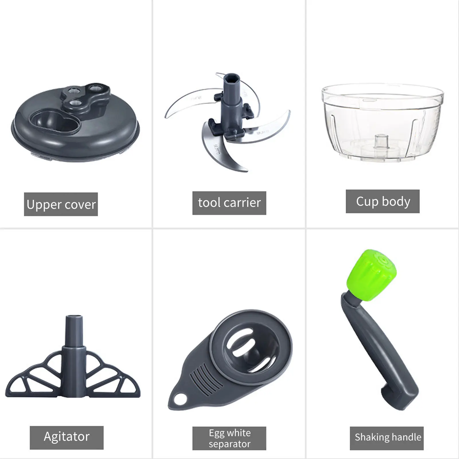 

Household Hand Chopper Meat Grinder Garlic Press Vegetable Grinder Stainless Steel Food Processing Machine Safe and Quick