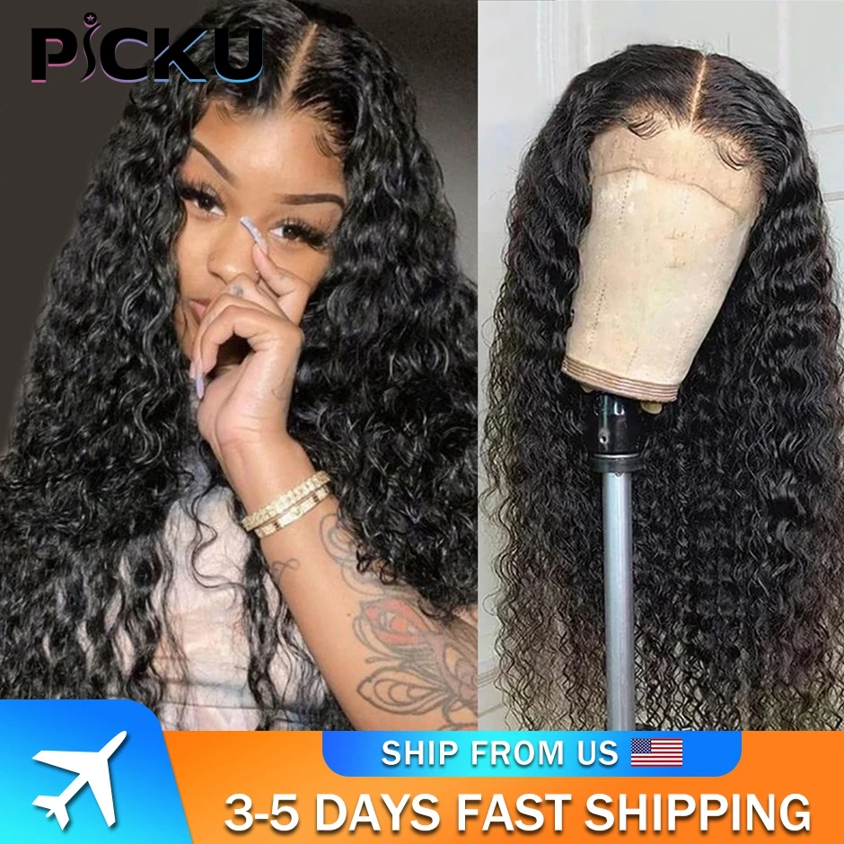 

Bralilian Water Wave 13x6 HD Transparent Lace Front Wig For Women Water Wave Lace Frontal Human Hair Wigs Lace Closure Wig