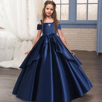 2021 long party dress for bridesmaid princesss girls dresses for wedding prom evening dress clothes for teenager 10 12 years