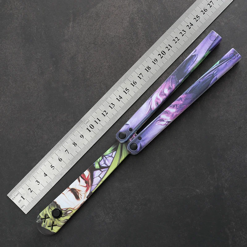 Нож-бабочка из поликарбоната для тренировок на открытом воздухе балисонг