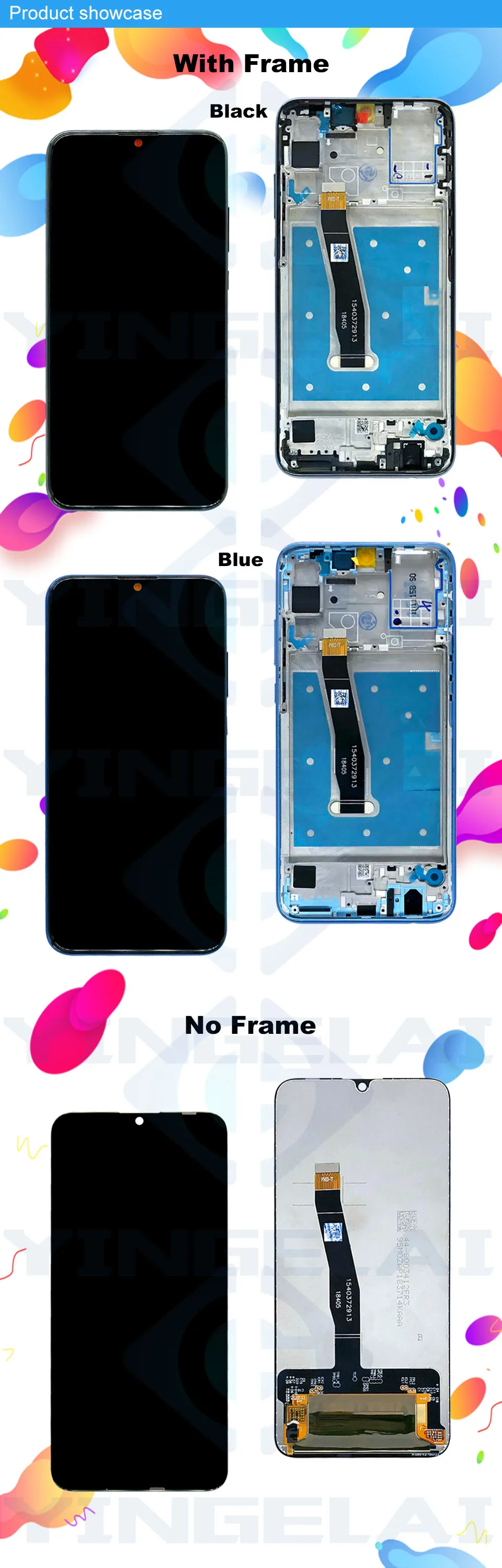 6,21 ''Полный ЖК-дисплей для huawei Honor 10 lite, сенсорный ЖК-дисплей в сборе для huawei Honor 10 lite/Honor 10i, полный ЖК-экран
