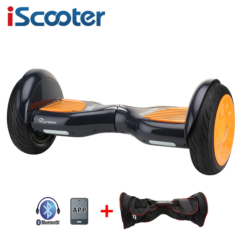 IScooter умный электрический Ховерборд 10 дюймов Ховерборд два колеса баланс автомобиля Ховерборд с зарядным устройством