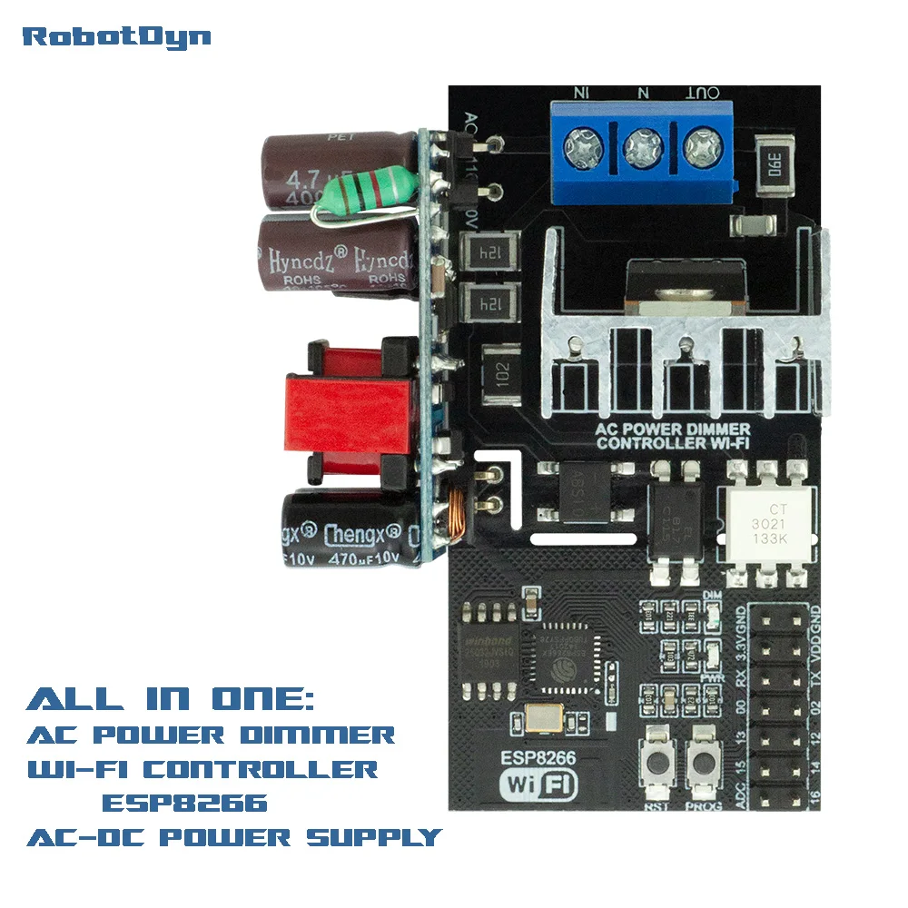 Контроллер Wi-Fi ESP8266 с регулировкой яркости переменного тока диммер для мощности