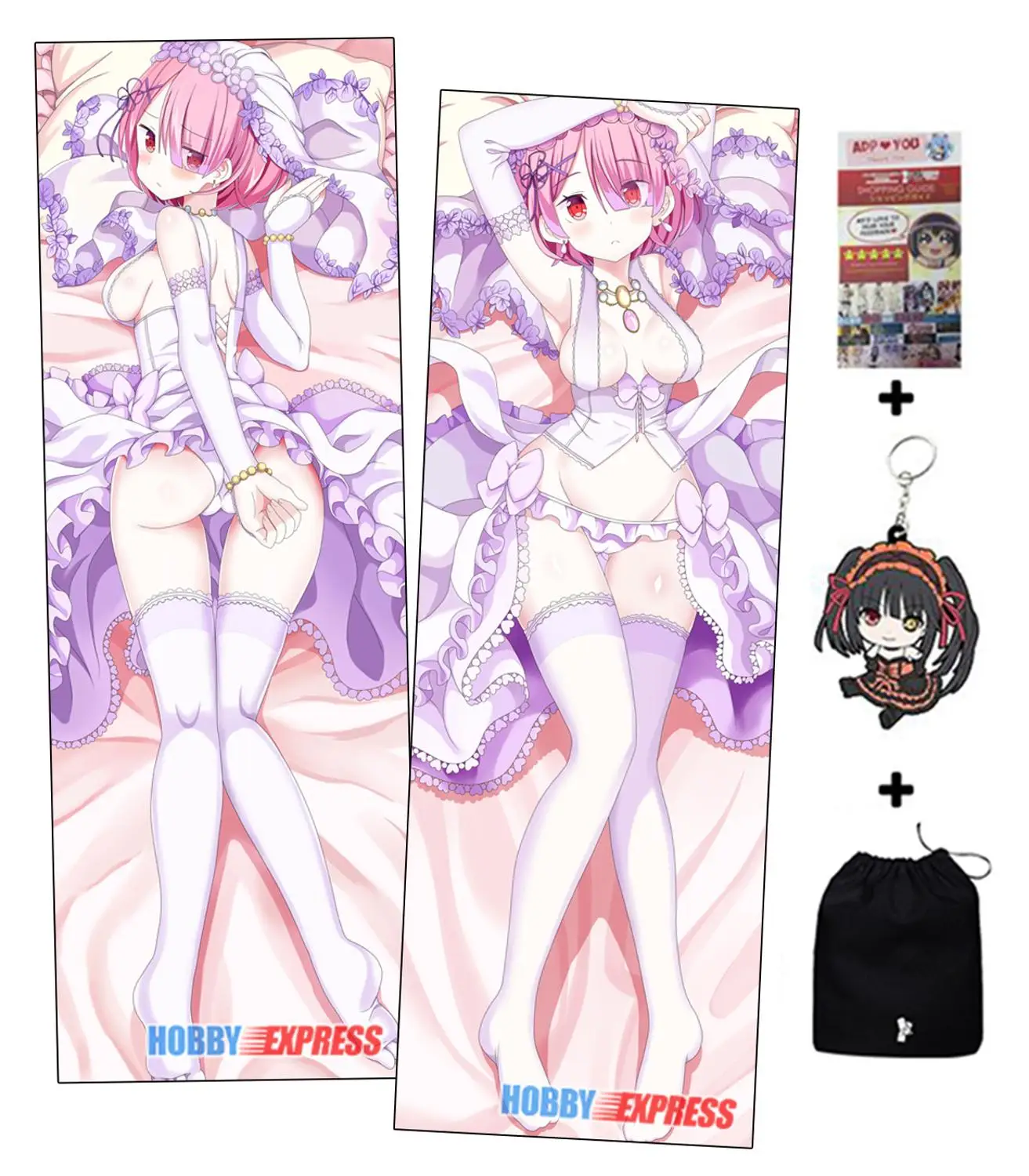 Наволочка для обнимания на тело Hobby Express Ram Re Zero Dakimakura Japanese Otaku Waifu ADP97050|Наволочка| |