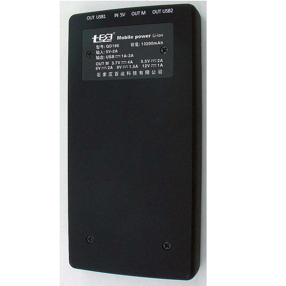 Power Bank QD186 TY на 6 аккумуляторов 18650 выход 5V 5 6V 9V 12V|Внешние аккумуляторы| |