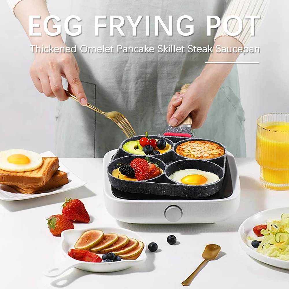 

Frying Pan Thickened Omelet Pot Egg Pancake Skillet Steak Saucepan Ham Durable Nonstick Pans Cookware For Kitchen Breakfast Make