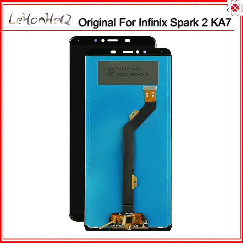 

Новинка, черный ЖК-дисплей 6,0 дюйма для Tecno Spark 2 KA7 KA7O, детали для замены