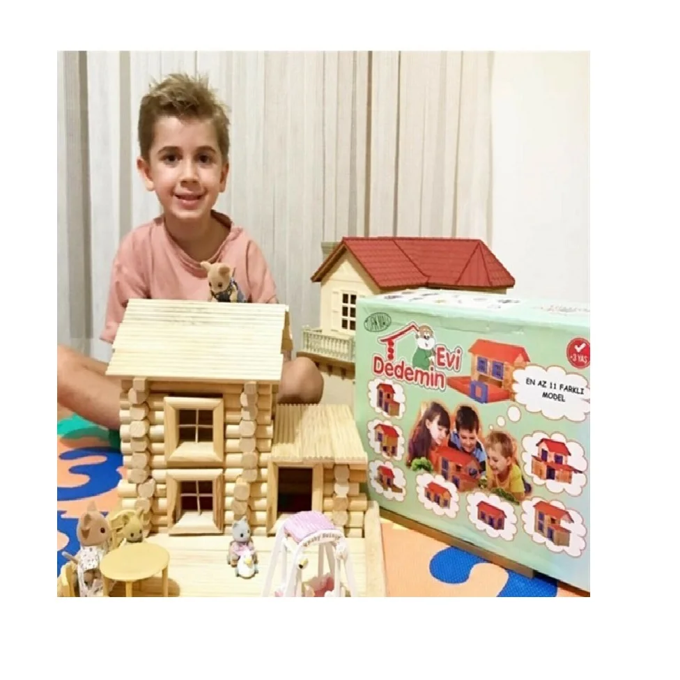 

Деревянный пазл для дедушки, модель дома, творческие игрушки