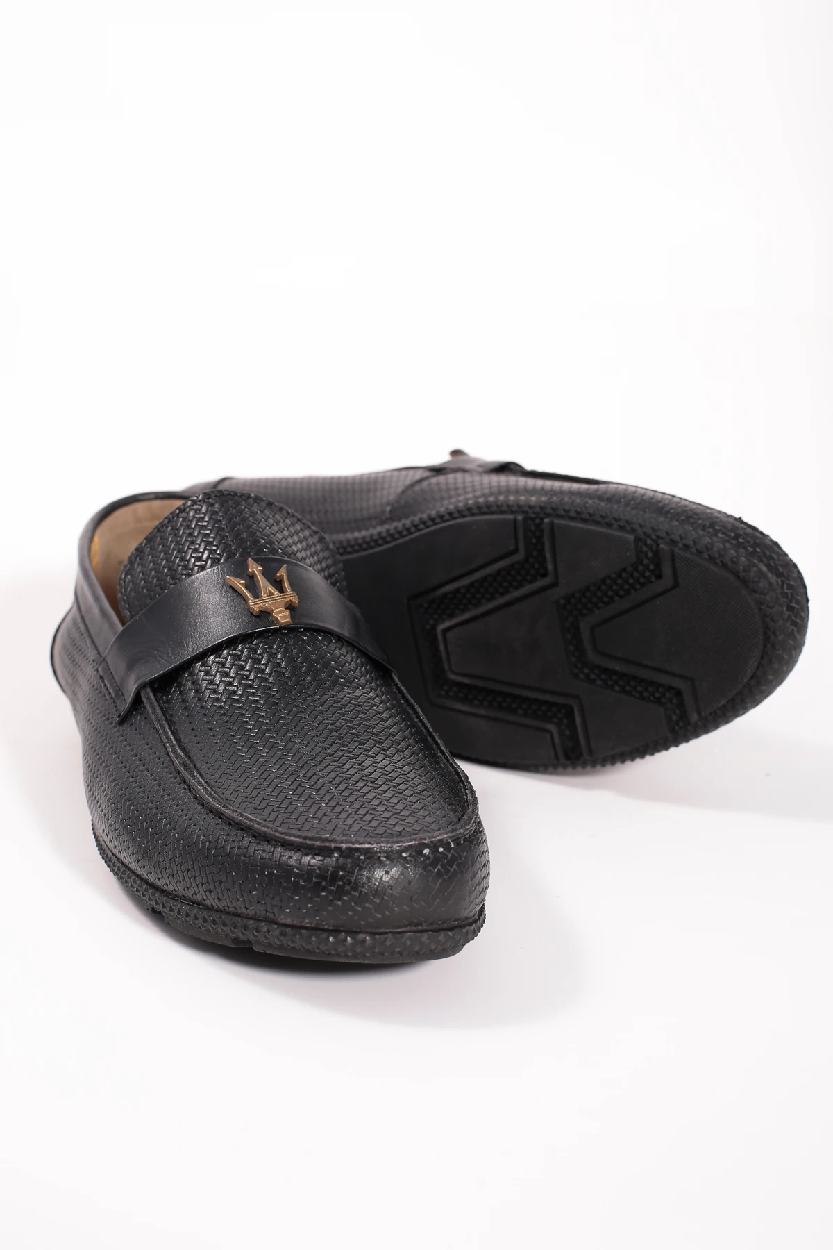 

Black Buckled Casual Male Shoes