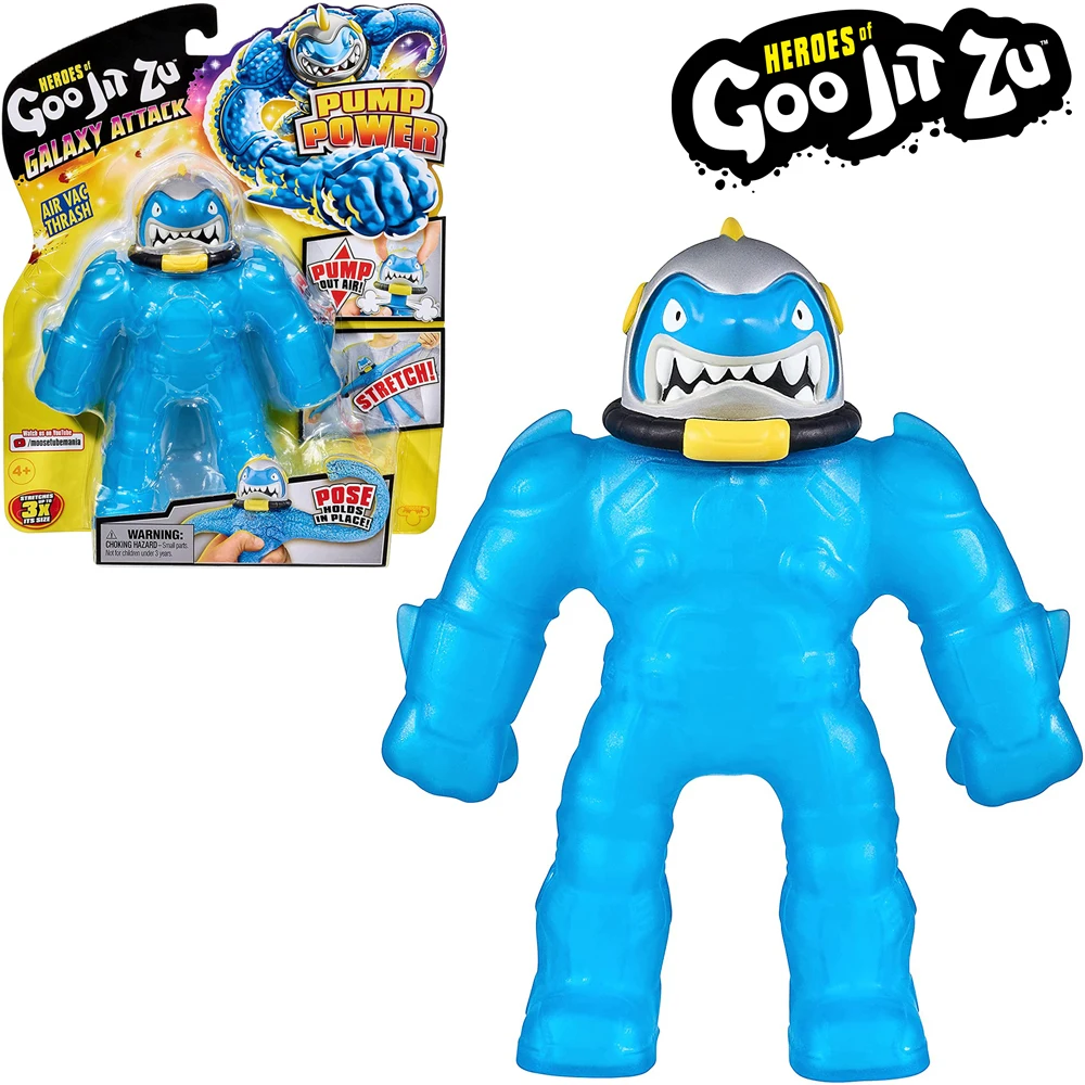 

Heroes Of Goo Jit Zu Galaxy Attack Action Figure Pump Power - Air Vac Thrash Original Christmas Birthday Gifts For Kids Toy For