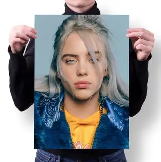 Плакат Билли Айлиш Billie Eilish №3 А2 | Дом и сад
