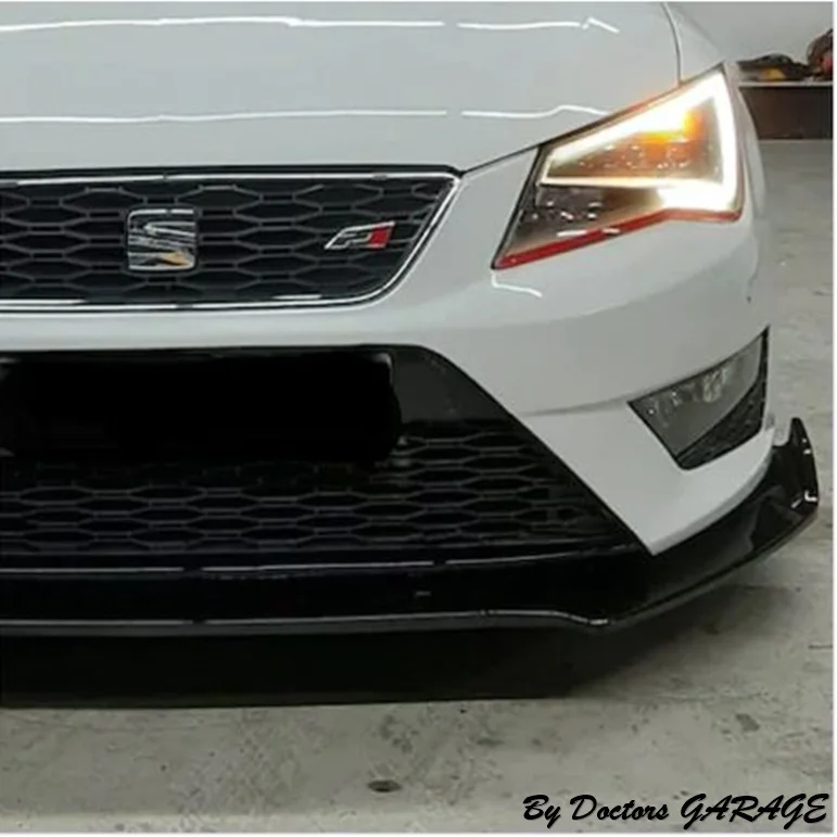 Накладка на передний бампер для Seat Leon 2013 2014 2015 2016 2017 2018 2019 губа универсальный