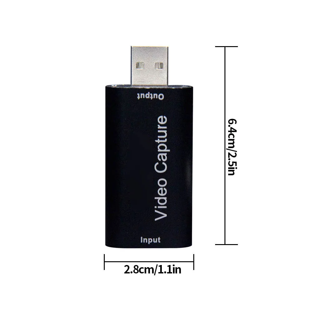 Захват видеокарты совместимый с HDMI захват для потоковой передачи плата VHS карт USB