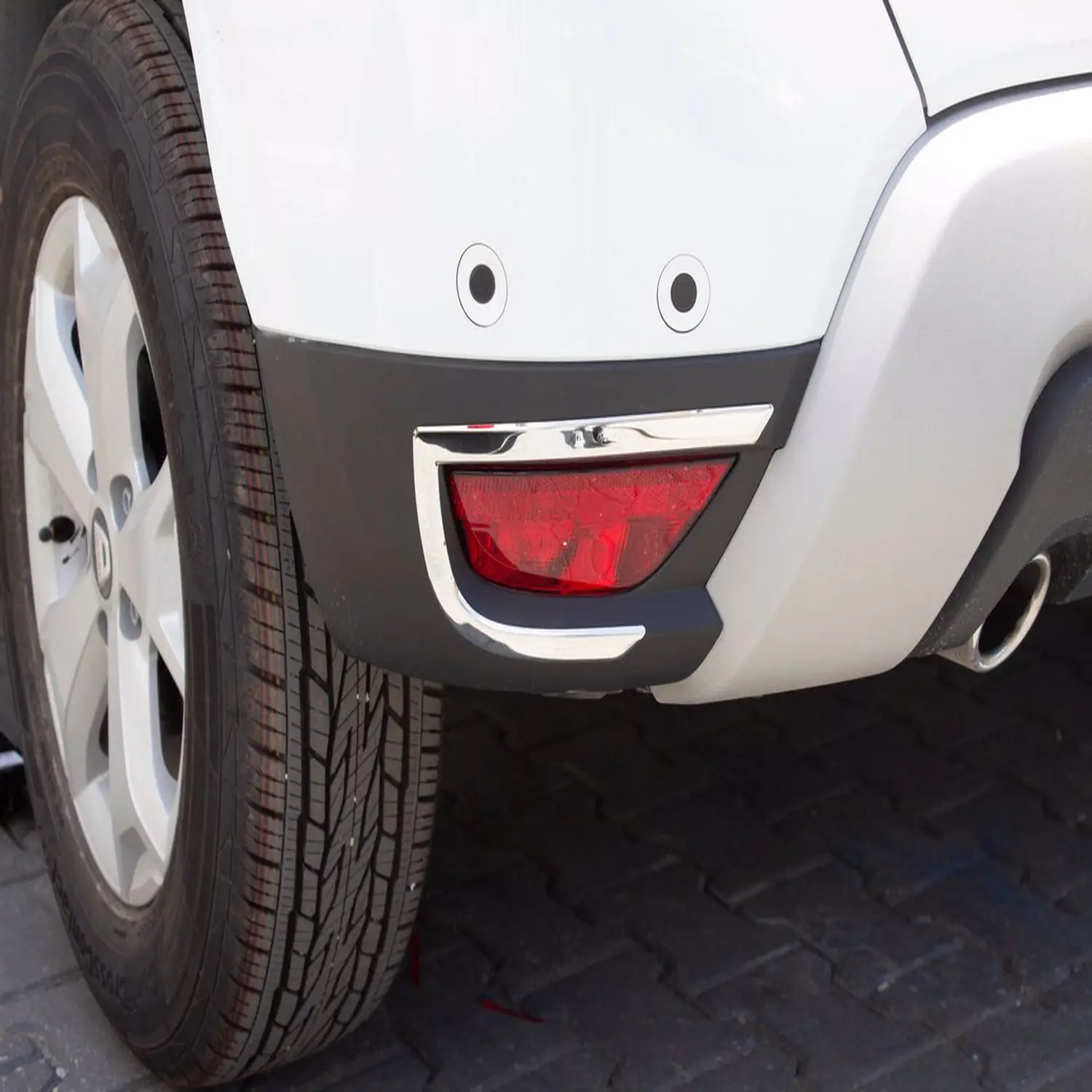 Хромированная рефлекторная пластина для Dacia Duster 2 шт. нержавеющая сталь 2018 и