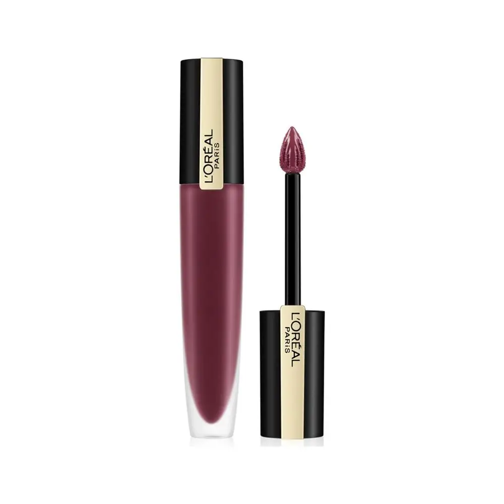 L'Oréal Paris Rouge Signature Liquid Matte Purple Lipstick - 103 I Enjoy
