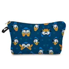 Сумка для макияжа Дональд с рисунком утки, Женская мини-сумка для конфет, Высококачественная сумка для хранения мультфильмов, синяя косметичка для лака для ногтей
