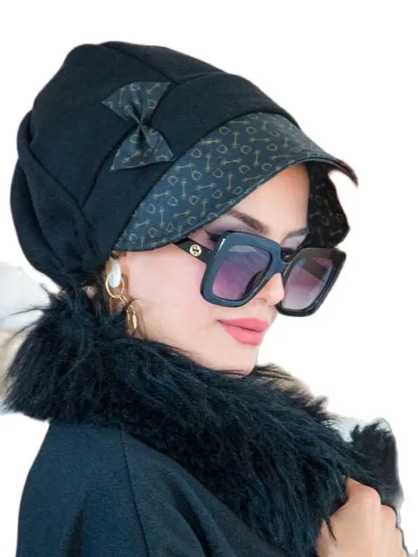 

Autumn-Winter Turkey-Arab-Indıa Islamic Turban Muslim Headscarf Leather Hat Ribbons Shawl Scarf Muslim Hijab Lycra Keeps Warm Comfortable Use Does Not Sweat Luxury Fashion Elegant Design Trend Product
