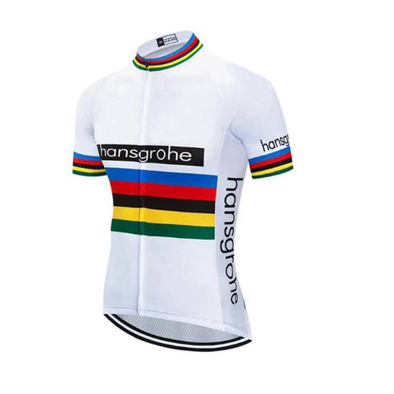 Новинка 2019 Джерси для велоспорта Hansgrohe дышащая рубашка Мужская велоспорта|Майки