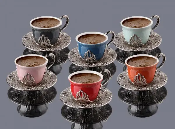 

Ahu Tiryaki Colored Coffee Set