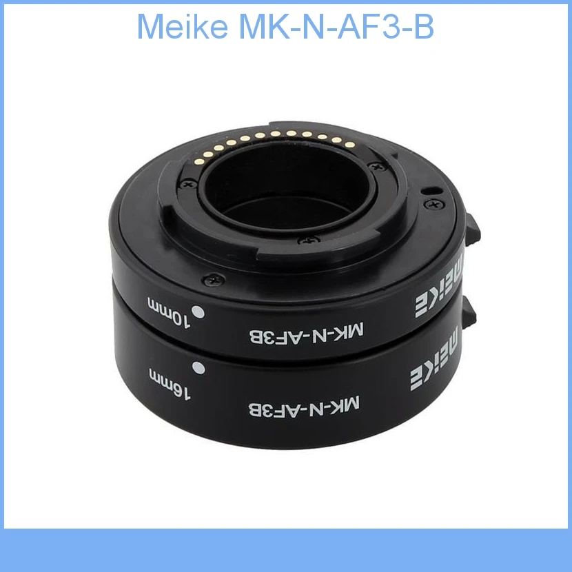 Meike 10 мм 16 Автофокус AF удлинитель для камеры Nikon 1 крепление J1 J2 J3 V1 V2|Адаптеры