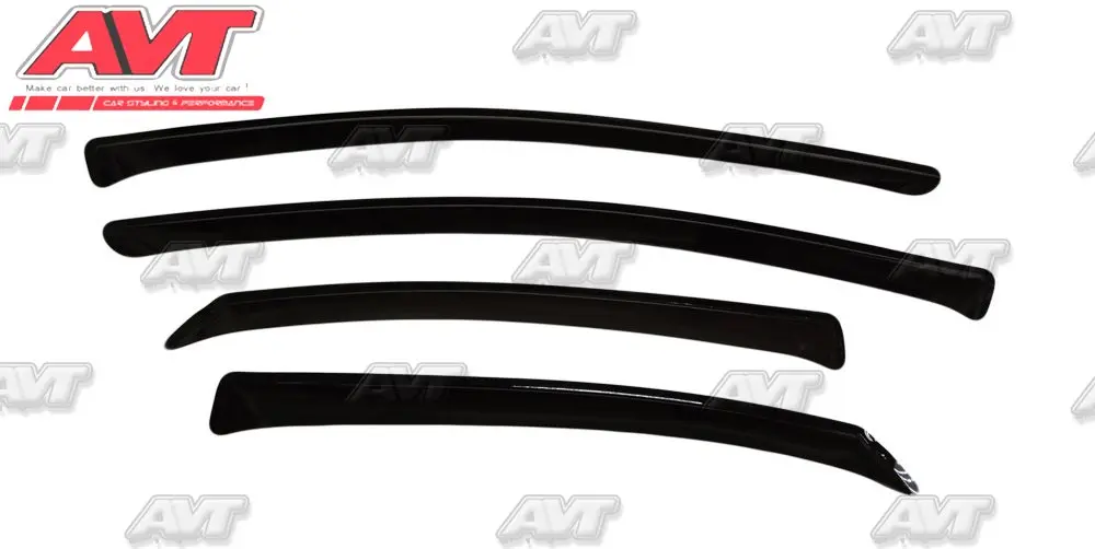 Window deflectors for Ford Focus II 2004~2011 car styling wind deflector guard auto vent visor rain guards cover decor | Автомобили и