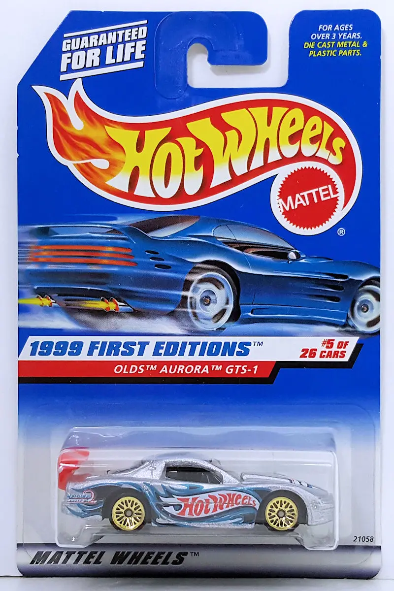 

Hot Wheels 1999 первый выпуск Old Aurora Gt3