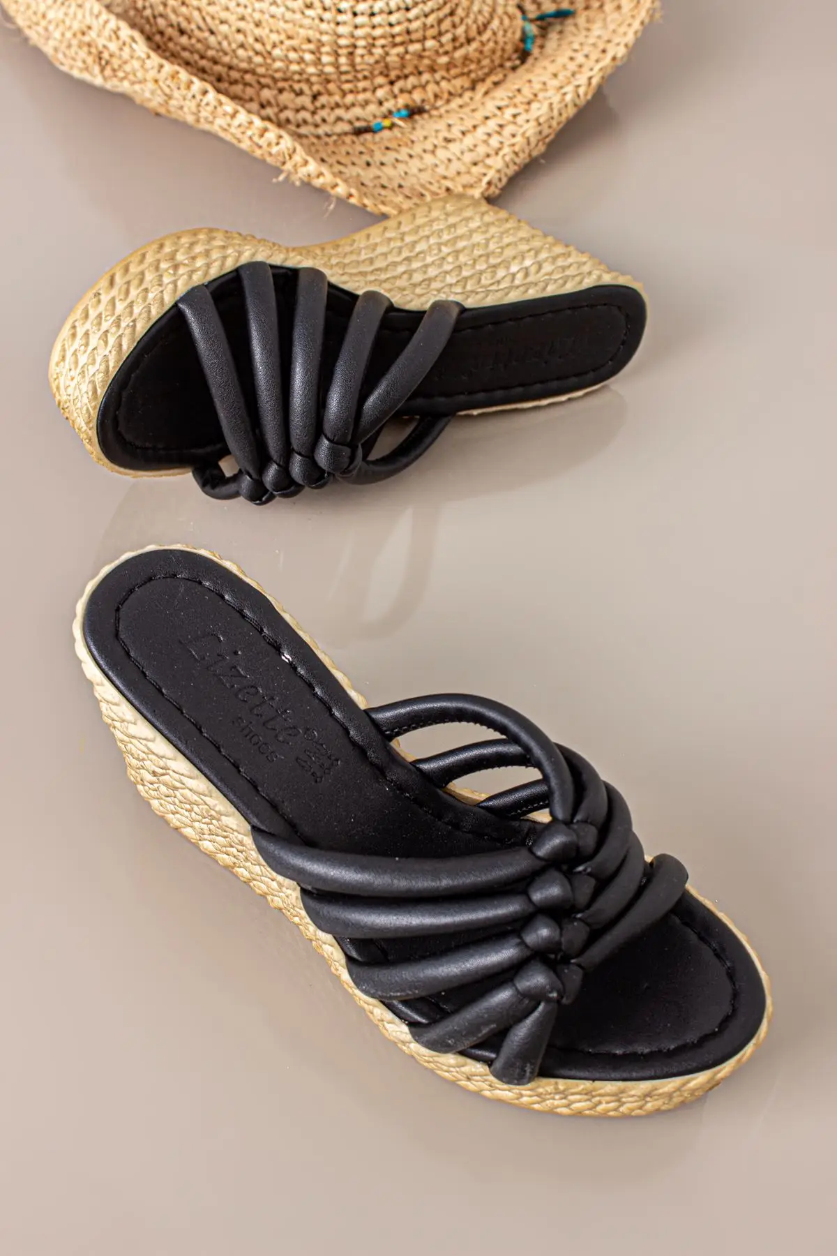 

WOMEN MESH FUTHER RECOIL STARTER 2 DIFFERENT COLOR HEELS SLIPPERS new season slippers elegant design women's fashion