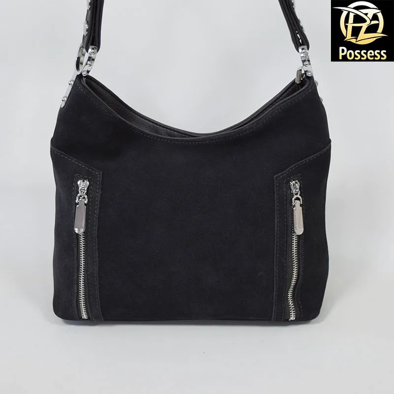 Женская сумка лицевая сторона натуральная замша A38-2 | Багаж и сумки