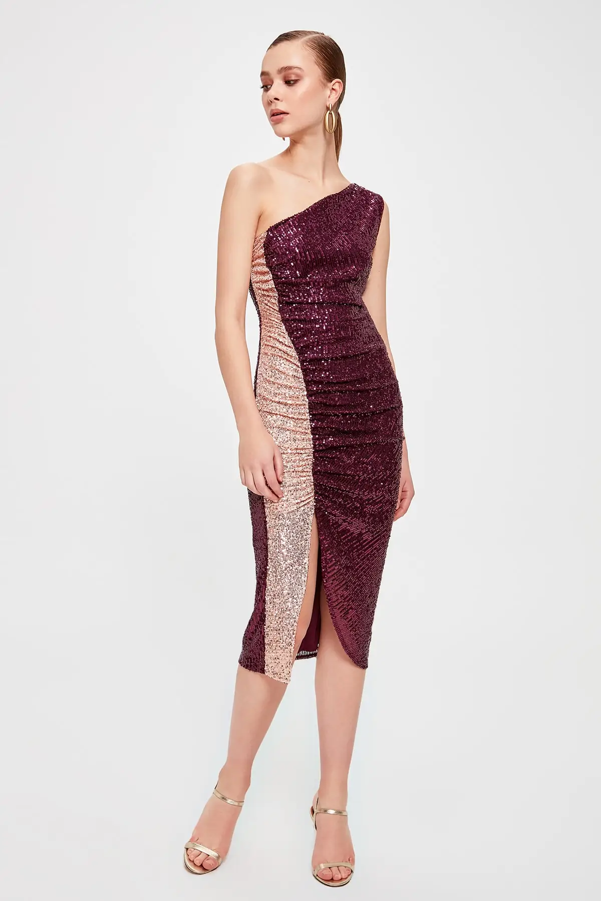 Trendyol Shir Detail платье TPRSS20EL0157|Женские платья| |