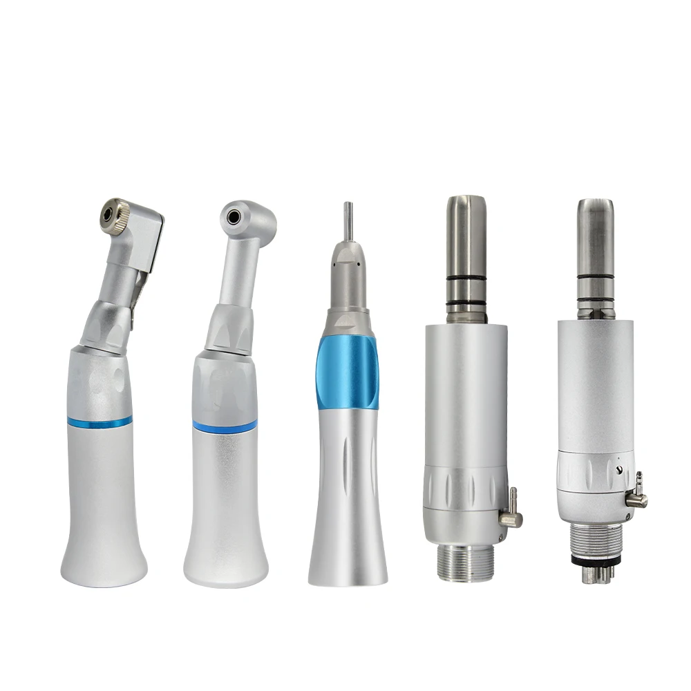 

Dental Low Speed Handpiece Air Turbine Straight Nose Contra Angle Air Motor Borden 2 Hole Midwest 4 Hole