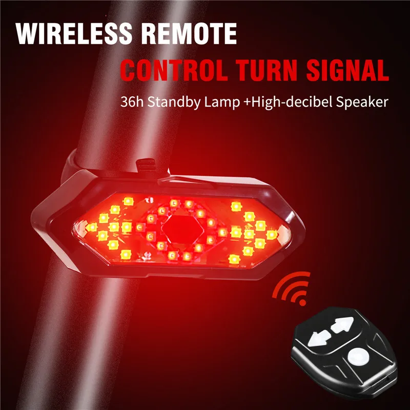 

Интеллигентая (ый) задние фонари велосипеда USB Перезаряжаемые светодиодный Предупреждение задний фонарь с 5 режимами и велосипедный задний ...