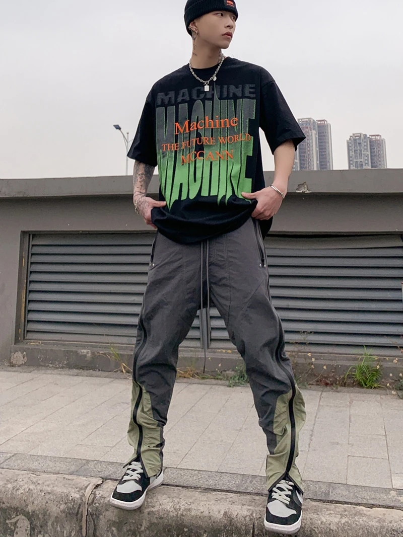 High Street Harajuku Pants Streetwear Trousers for Men Japanese Kanye Men's Fashion Hip Hop Luxury Clothing | Мужская одежда