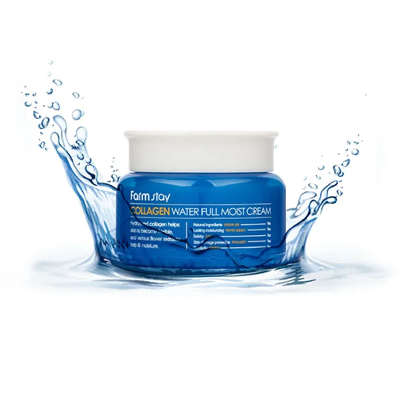 FarmStay Крем для лица увлажняющий с коллагеном Collagen water full moist cream 100г | Красота и